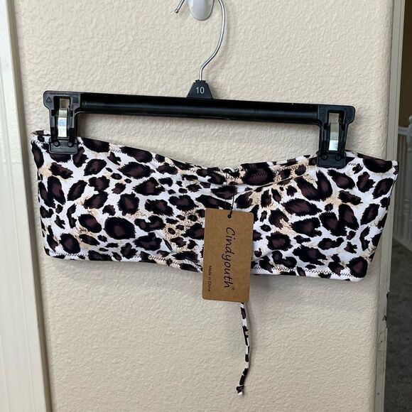 NWT Bikini Bandeau Cindyouth Swim Top Size XL #264 - Picture 1 of 10